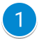 Élément descriptif 1 dans le cercle bleu
