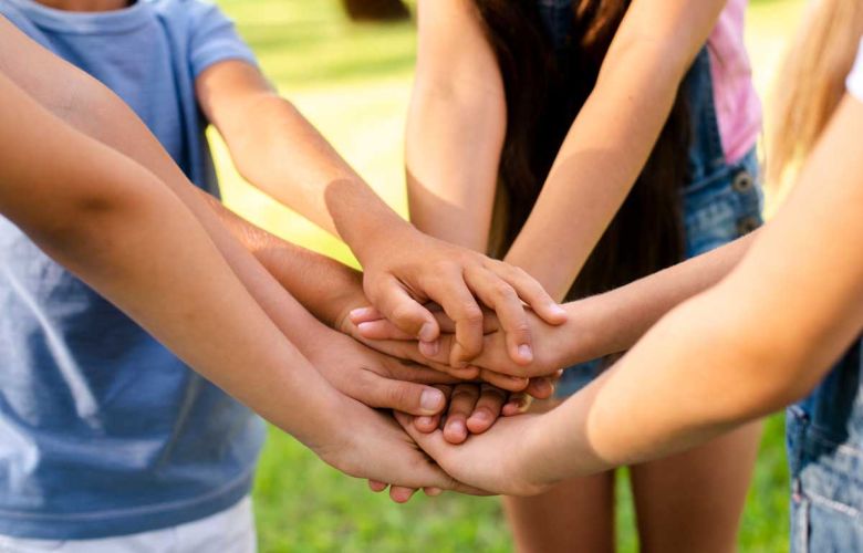 Manos de niños